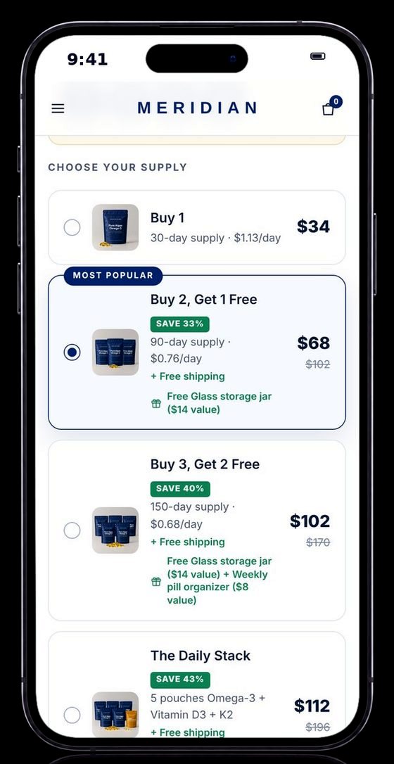 Bundle picker with free gifts per tier